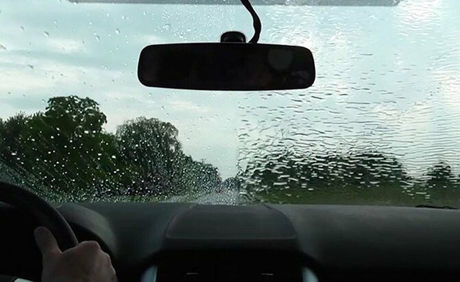 Rain Repellent for car glass : Unboxing, review : Driving in rains